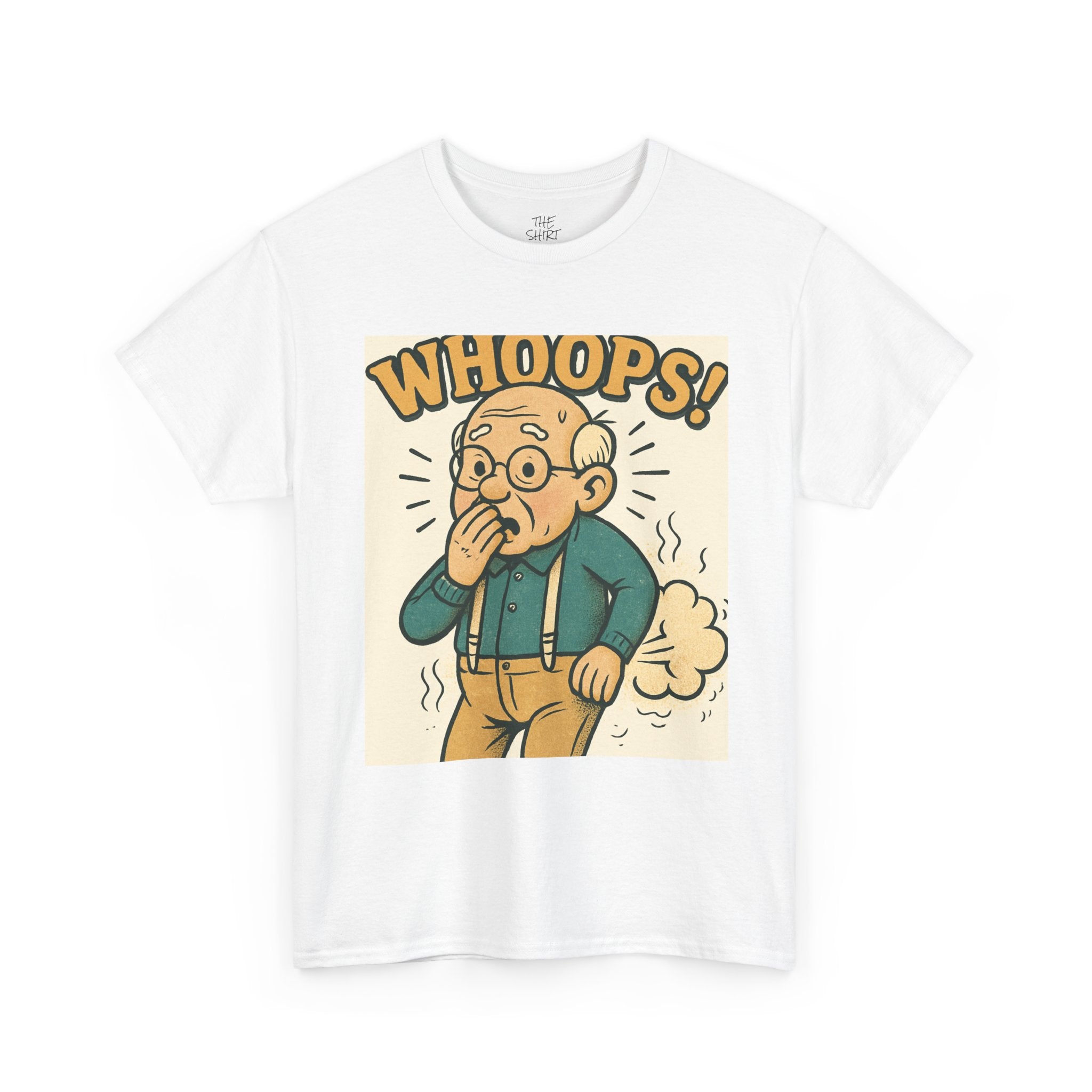 Funny Humor Tee, Whoops Graphic T-Shirt, Gag Gift for Dad, Unisex Cotton Tee, Casual Wear, Birthday Gift