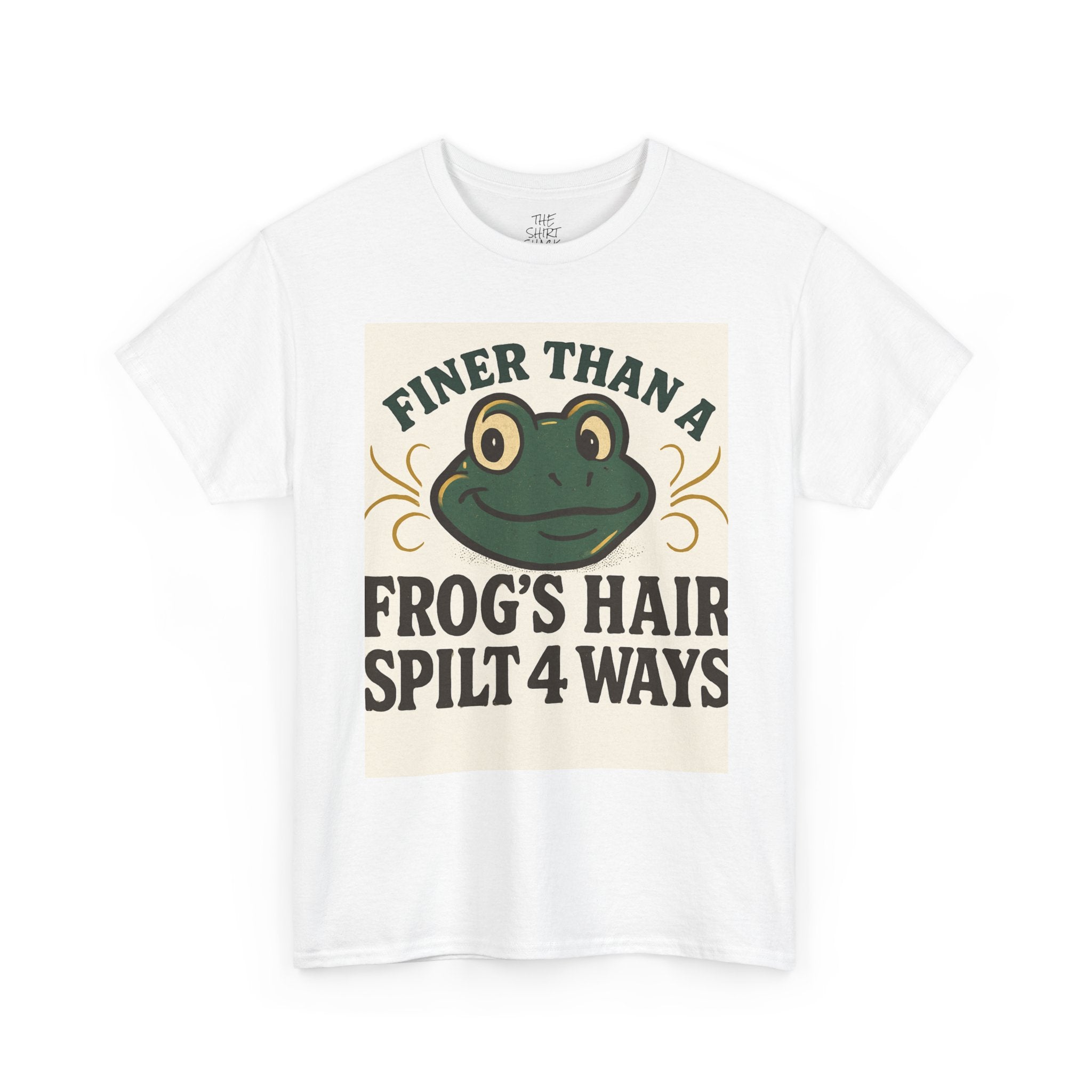 Frog's Hair Humor Tee - Fun Unisex Heavy Cotton Tee, Quirky Gift, Casual Wear, Funny Shirt, Nature Lover Top - THE SHIRT SHACK