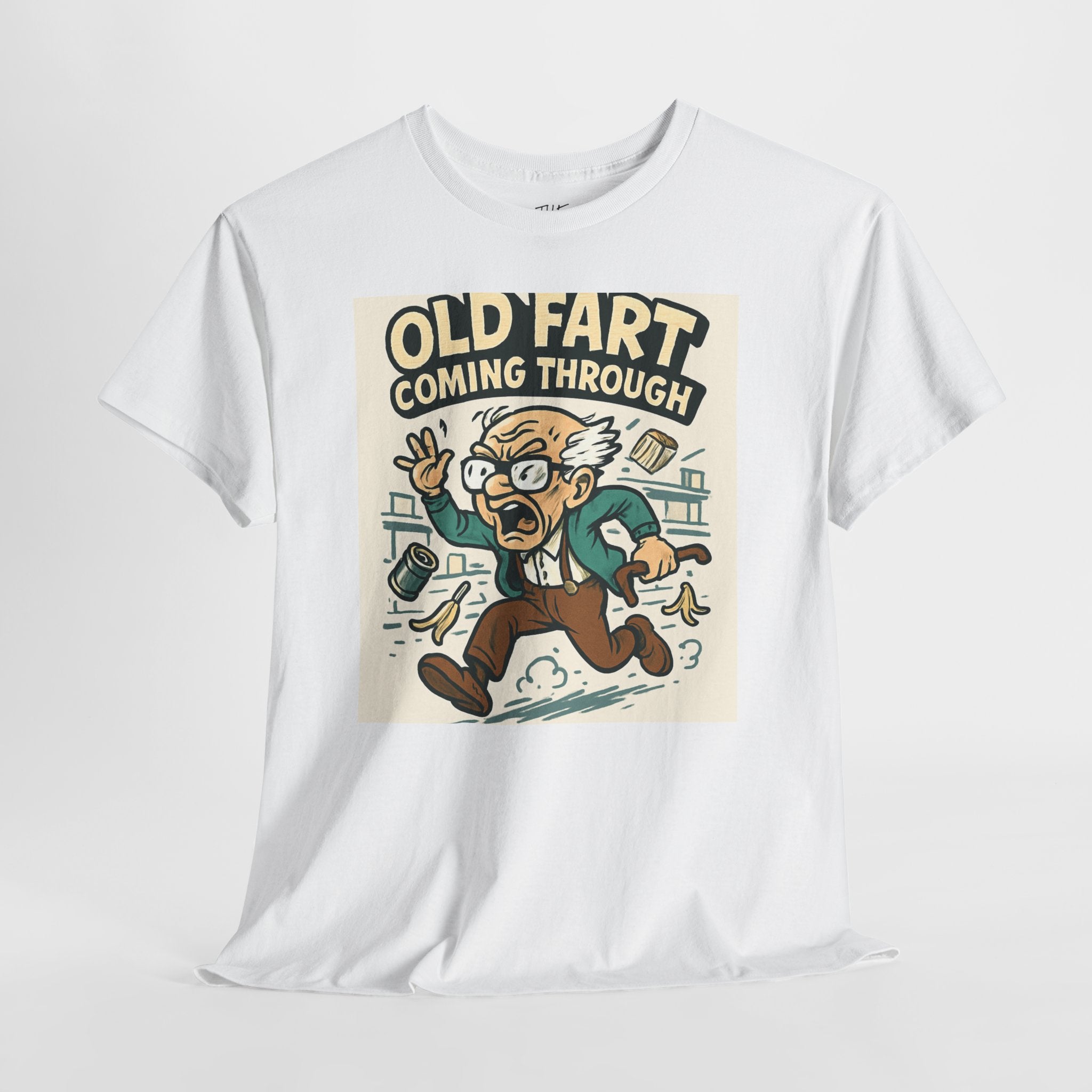 Funny Humor T-Shirt, Gift for Dad, Birthday Tee, Old Fart Graphic, Casual Everyday Wear, Perfect for Holidays - THE SHIRT SHACK