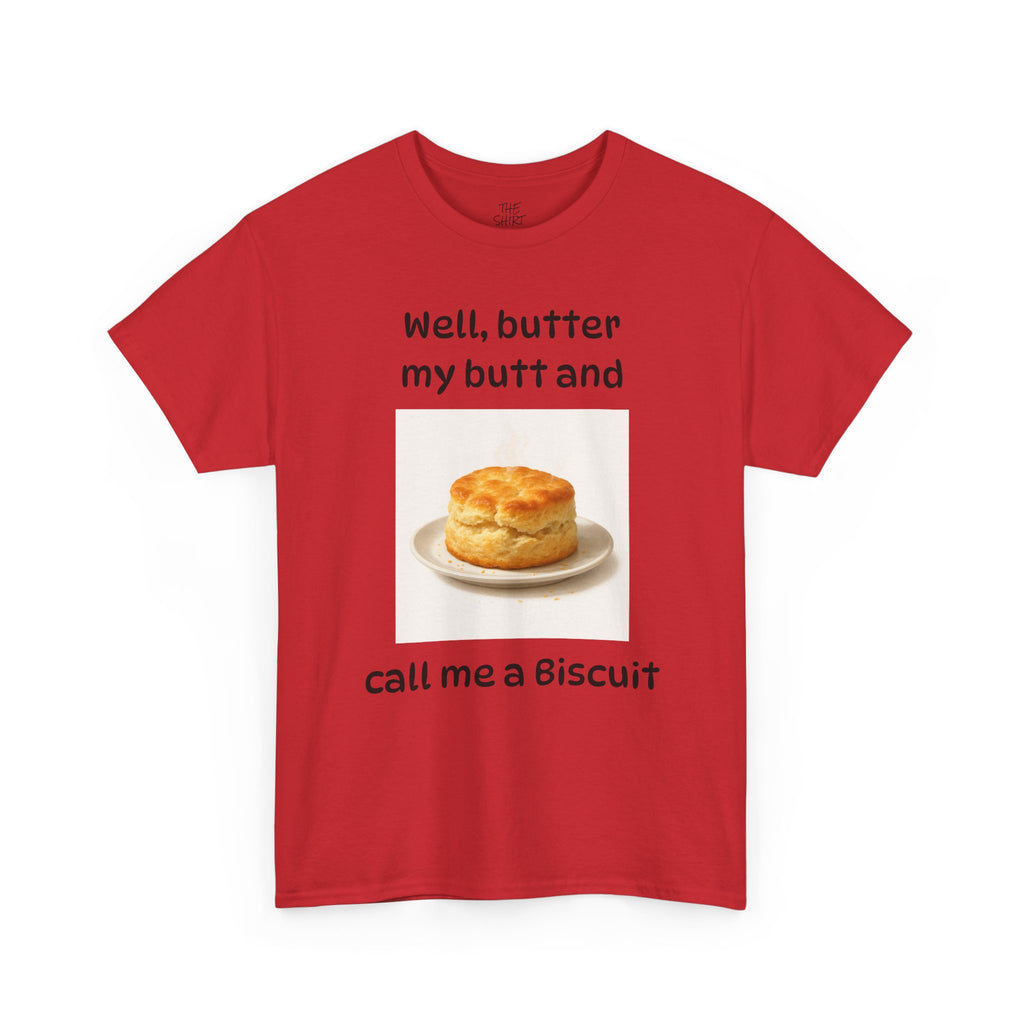 Funny Biscuit Lover Unisex Tee, Humorous Food Shirt, Gift for Foodies, Casual T-Shirt, Baking Enthusiasts Apparel