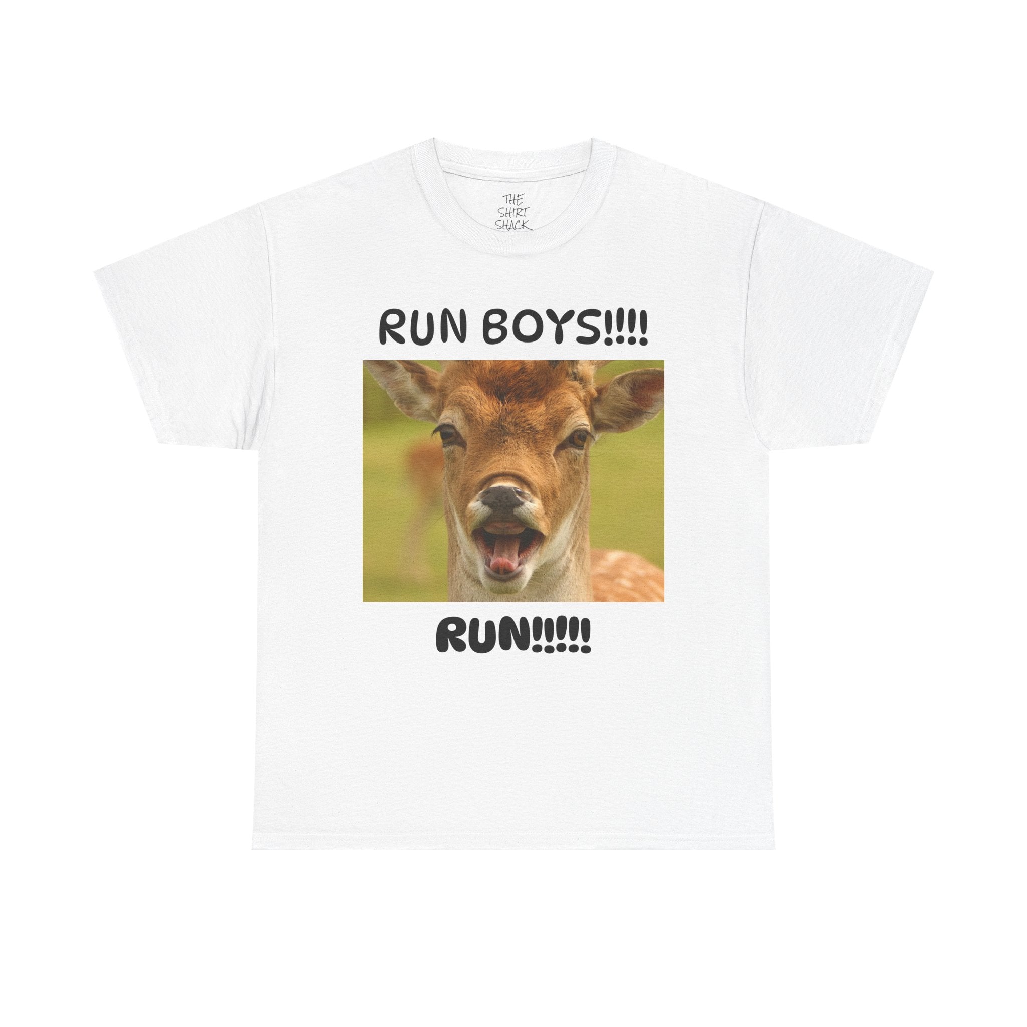 Deer Yelling Funny Tee - THE SHIRT SHACK