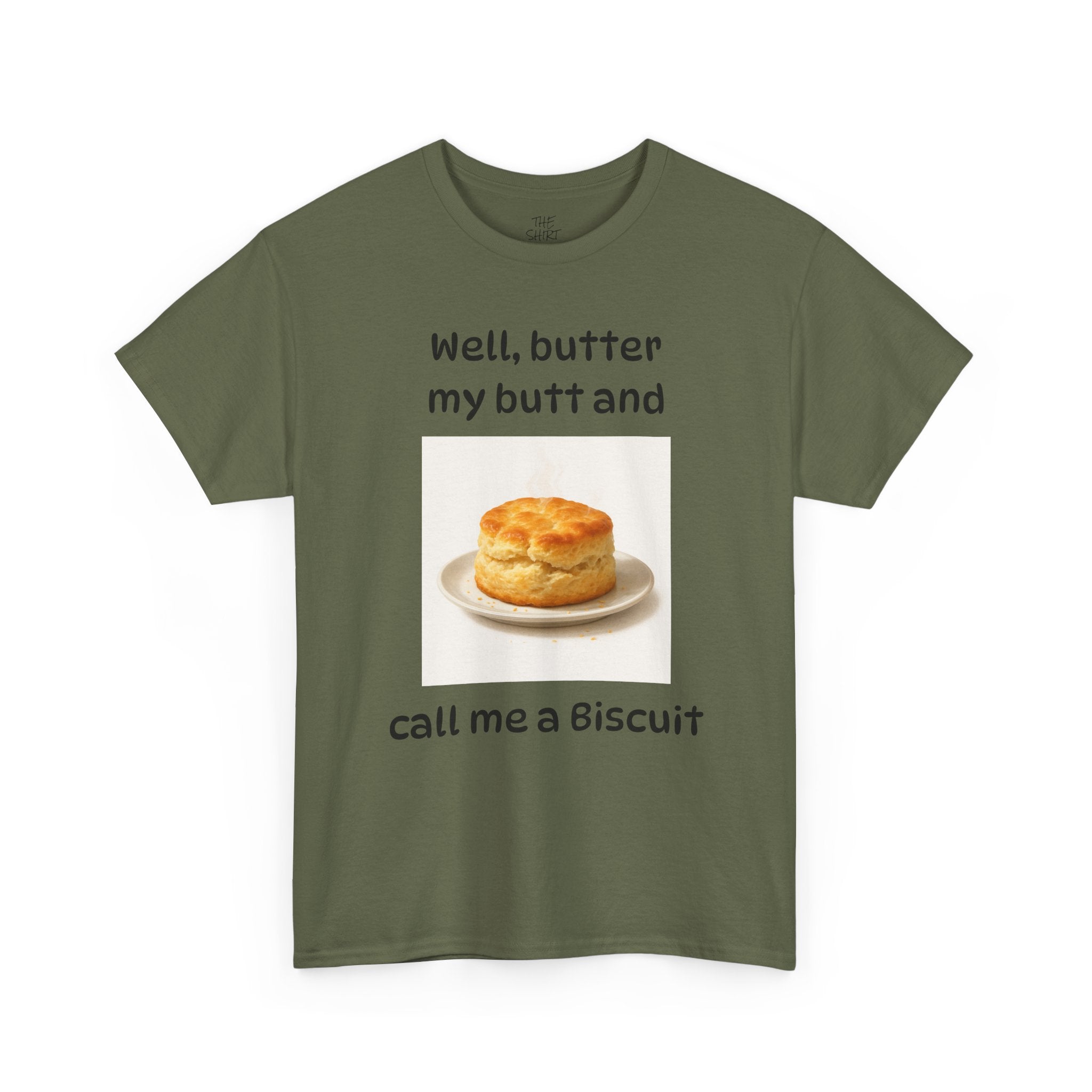 Funny Biscuit Lover Unisex Tee, Humorous Food Shirt, Gift for Foodies, Casual T-Shirt, Baking Enthusiasts Apparel