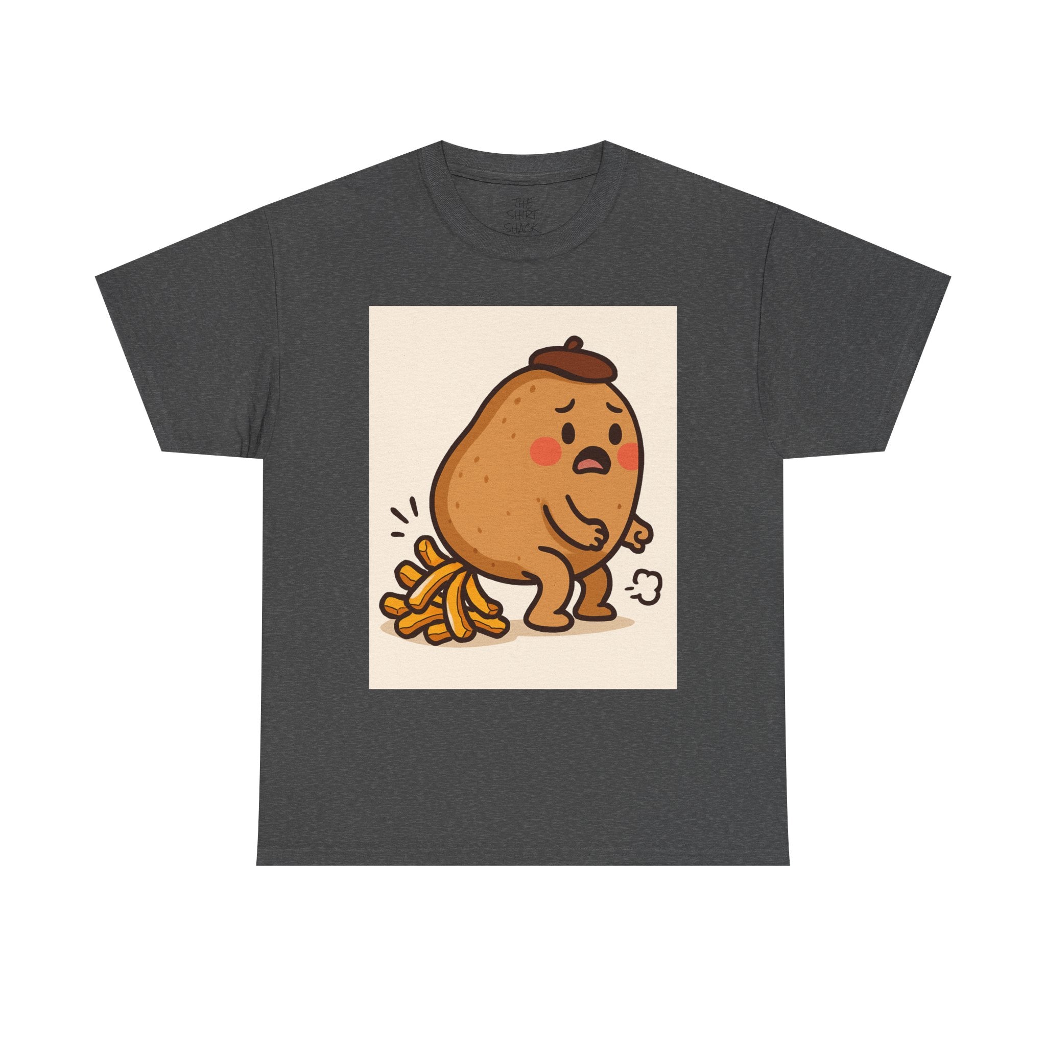Funny Potato Humor Tee, Unisex Shirt, Quirky Gift, Comedy T-Shirt, Casual Wear, Fun Design
