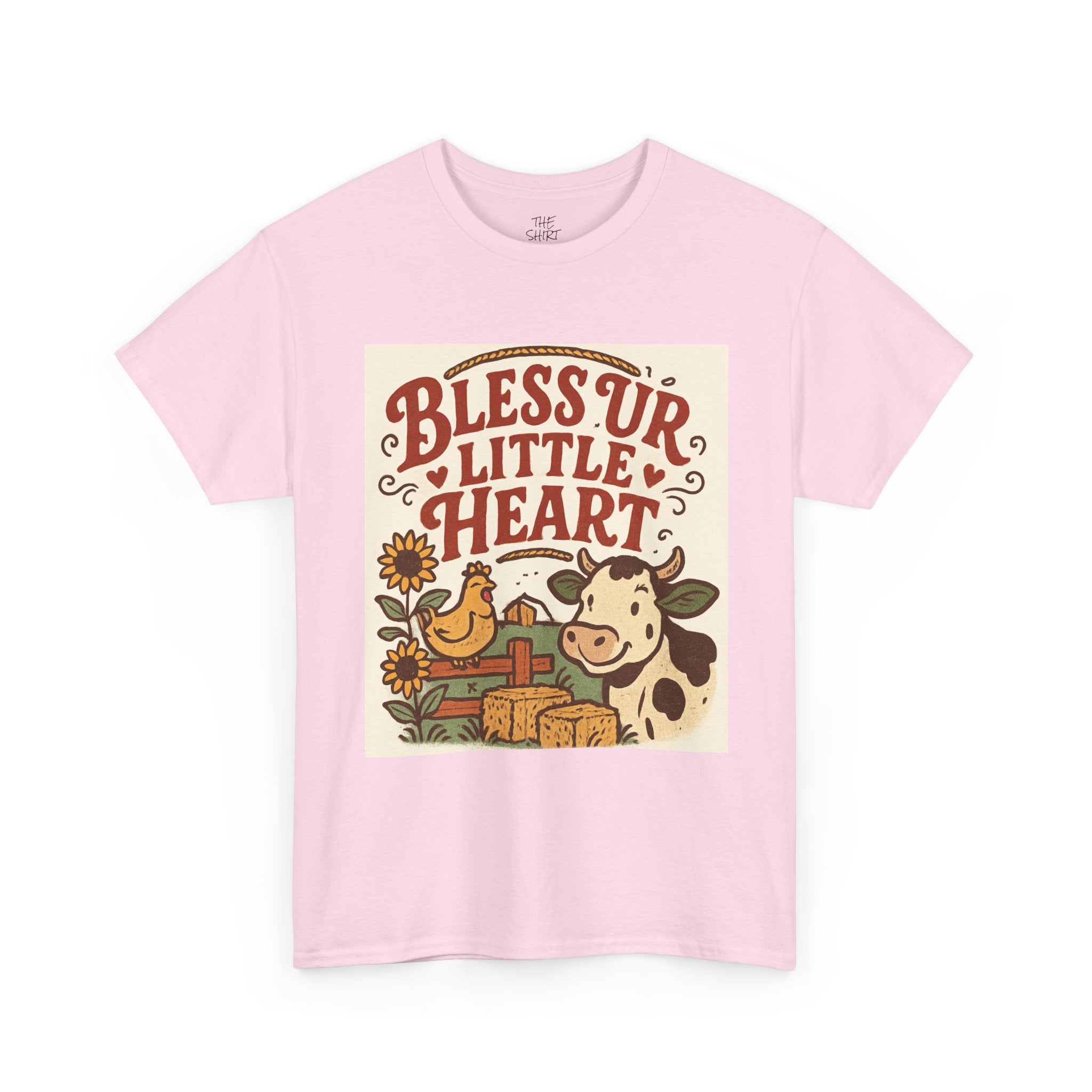 Bless Ur Little Heart T-Shirt, Farmhouse Style Tee, Country Chic Apparel, Gift for Animal Lovers, Perfect for Casual Days