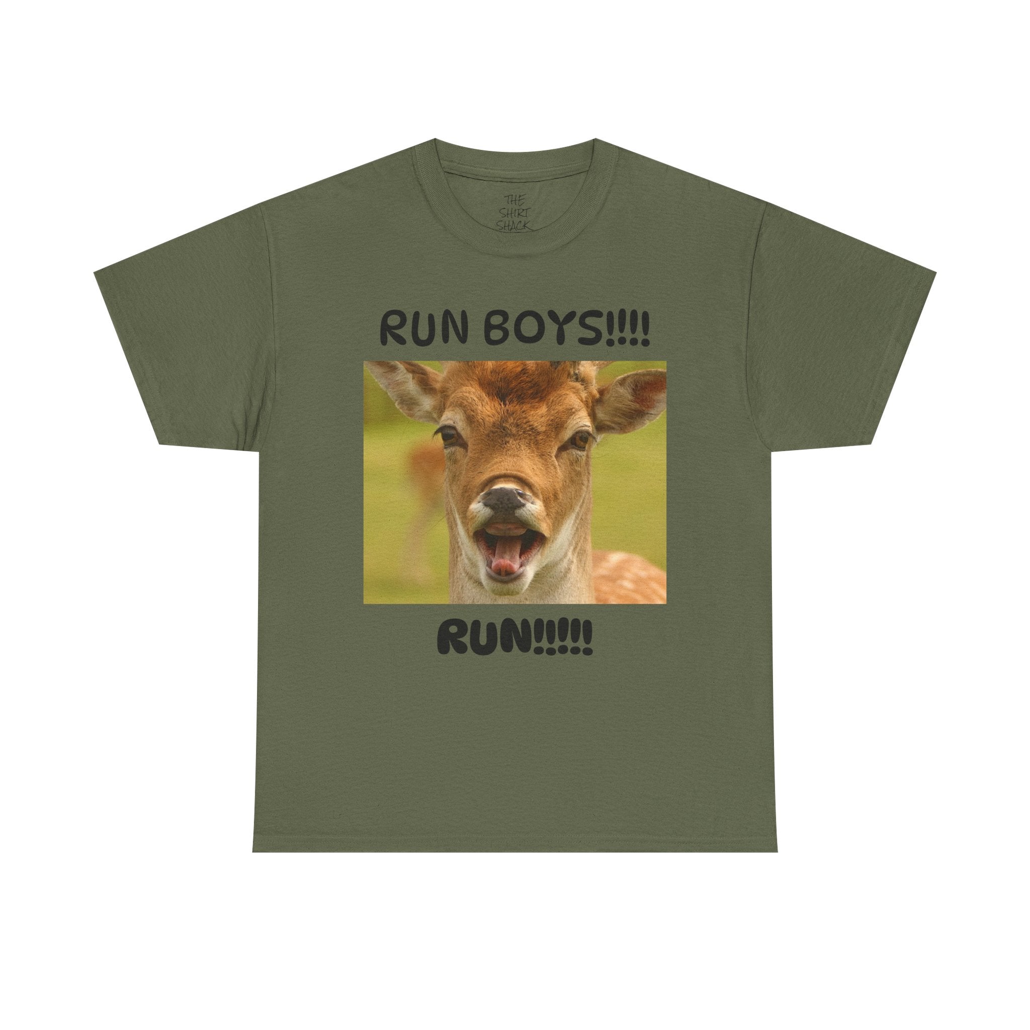 Deer Yelling Funny Tee - THE SHIRT SHACK