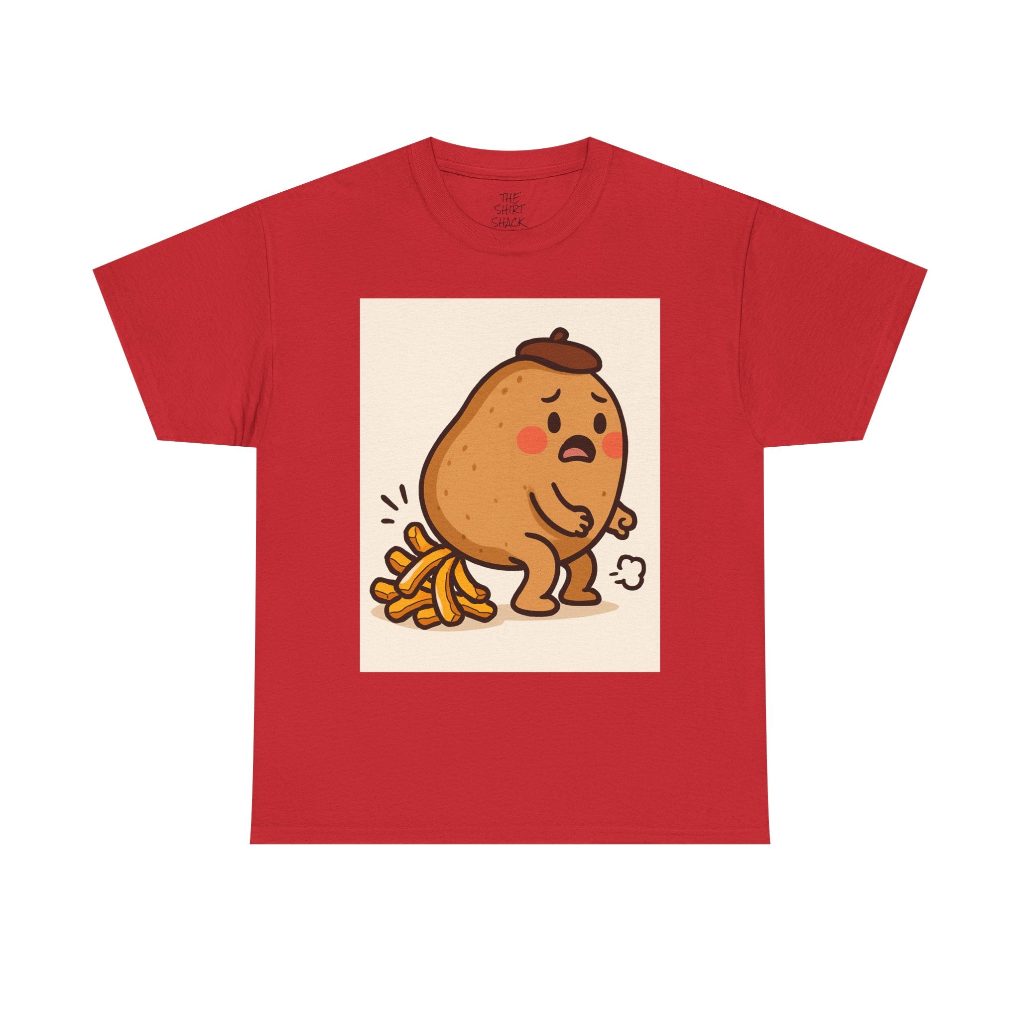 Funny Potato Humor Tee, Unisex Shirt, Quirky Gift, Comedy T-Shirt, Casual Wear, Fun Design