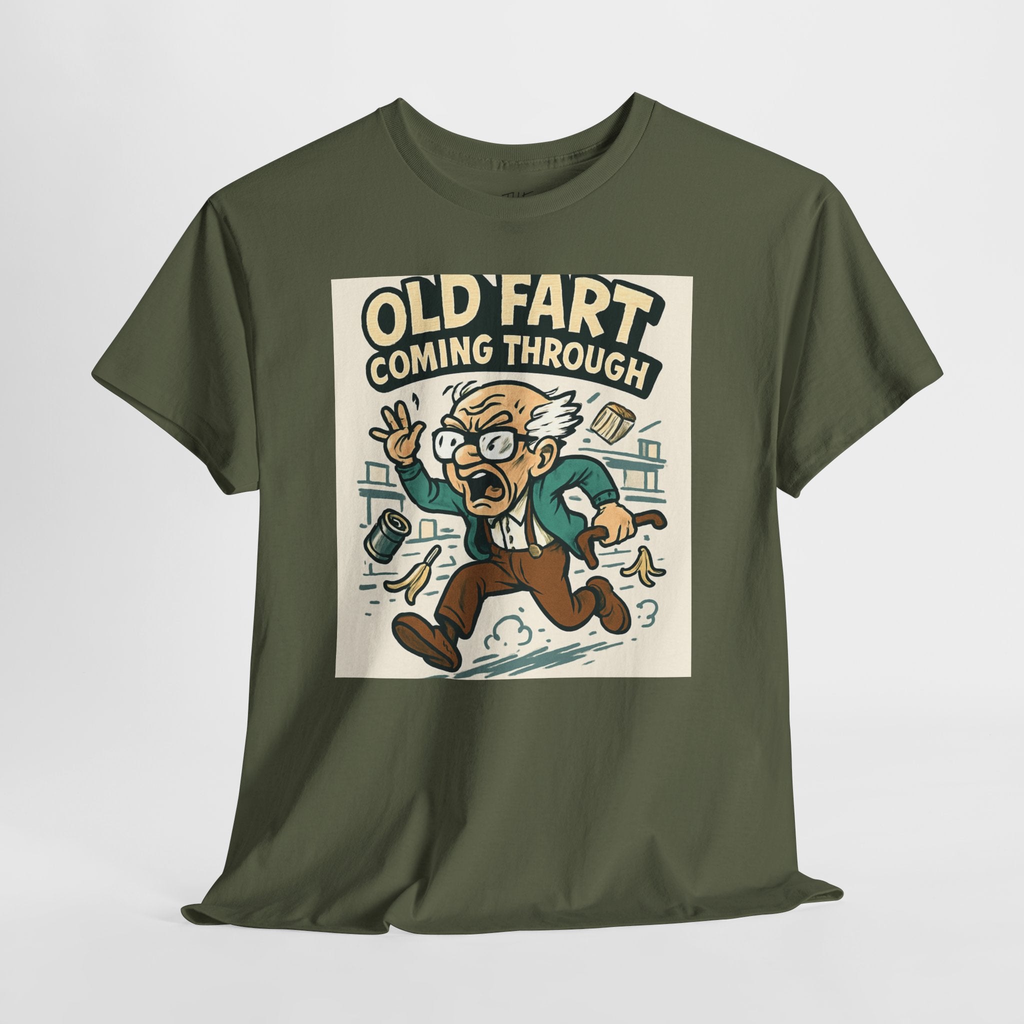Funny Humor T-Shirt, Gift for Dad, Birthday Tee, Old Fart Graphic, Casual Everyday Wear, Perfect for Holidays - THE SHIRT SHACK