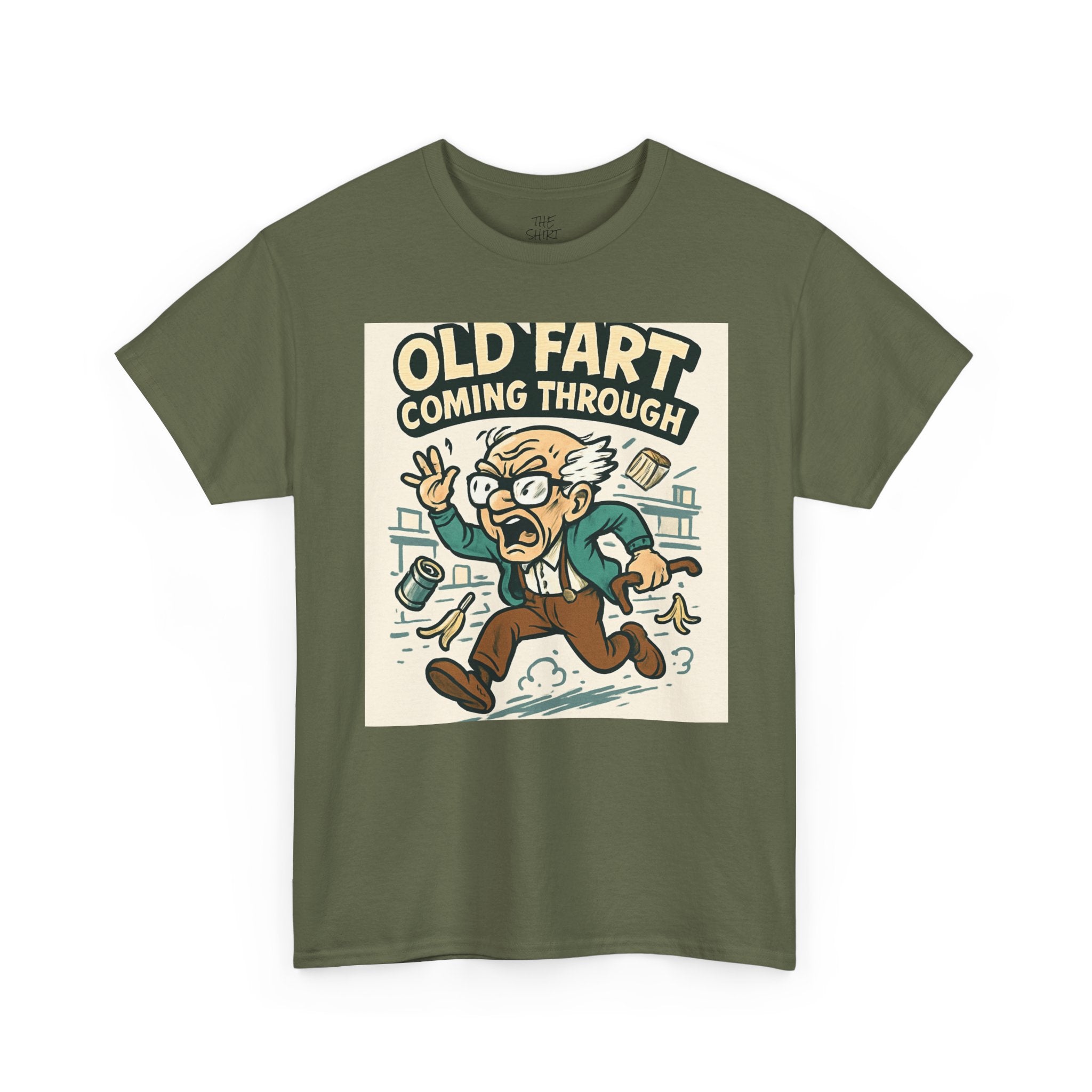 Funny Humor T-Shirt, Gift for Dad, Birthday Tee, Old Fart Graphic, Casual Everyday Wear, Perfect for Holidays - THE SHIRT SHACK