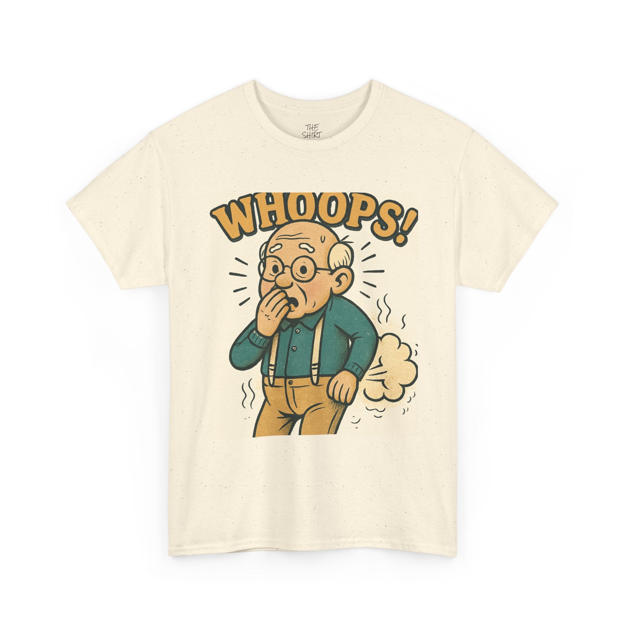 Funny Humor Tee, Whoops Graphic T-Shirt, Gag Gift for Dad, Unisex Cotton Tee, Casual Wear, Birthday Gift