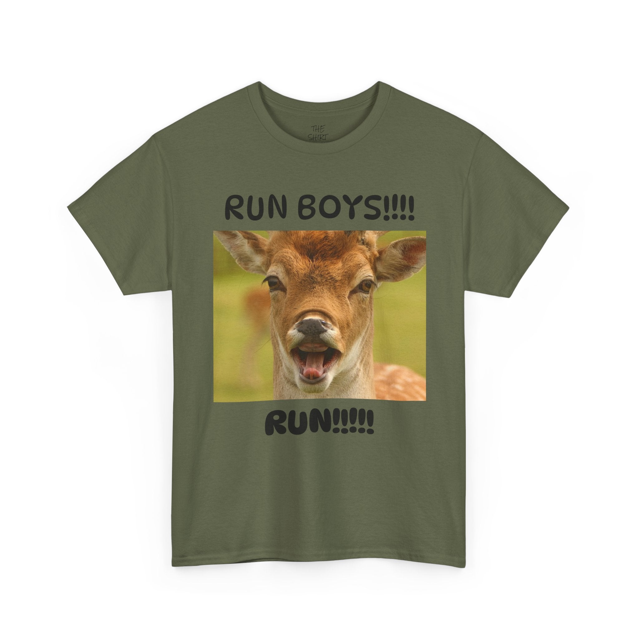 Deer Yelling Funny Tee - THE SHIRT SHACK