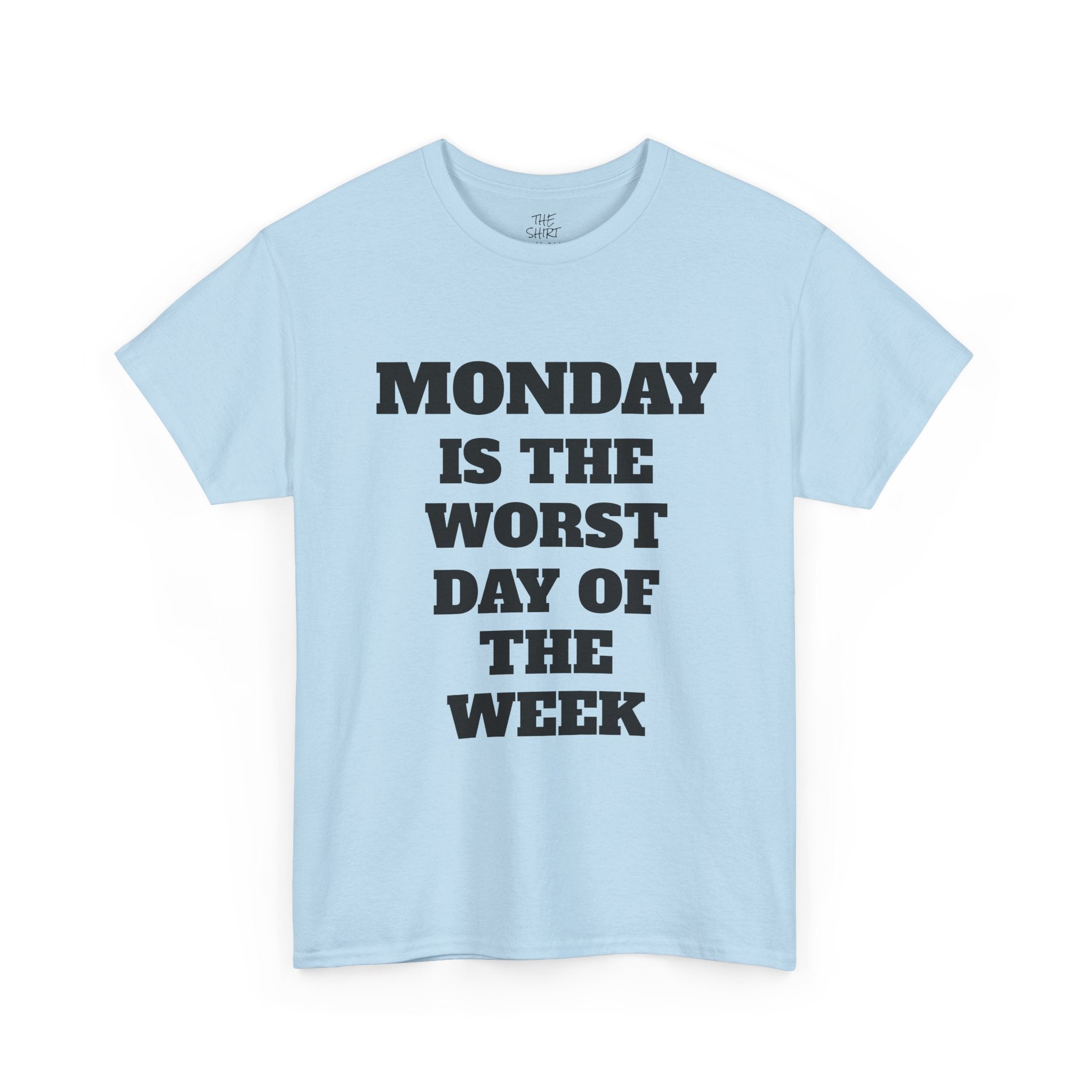 Monday Blues Unisex Cotton Tee, Funny T-Shirt for Adults, Weekend Vibes, Gift for Friends, Casual Wear, Humor Tee - THE SHIRT SHACK