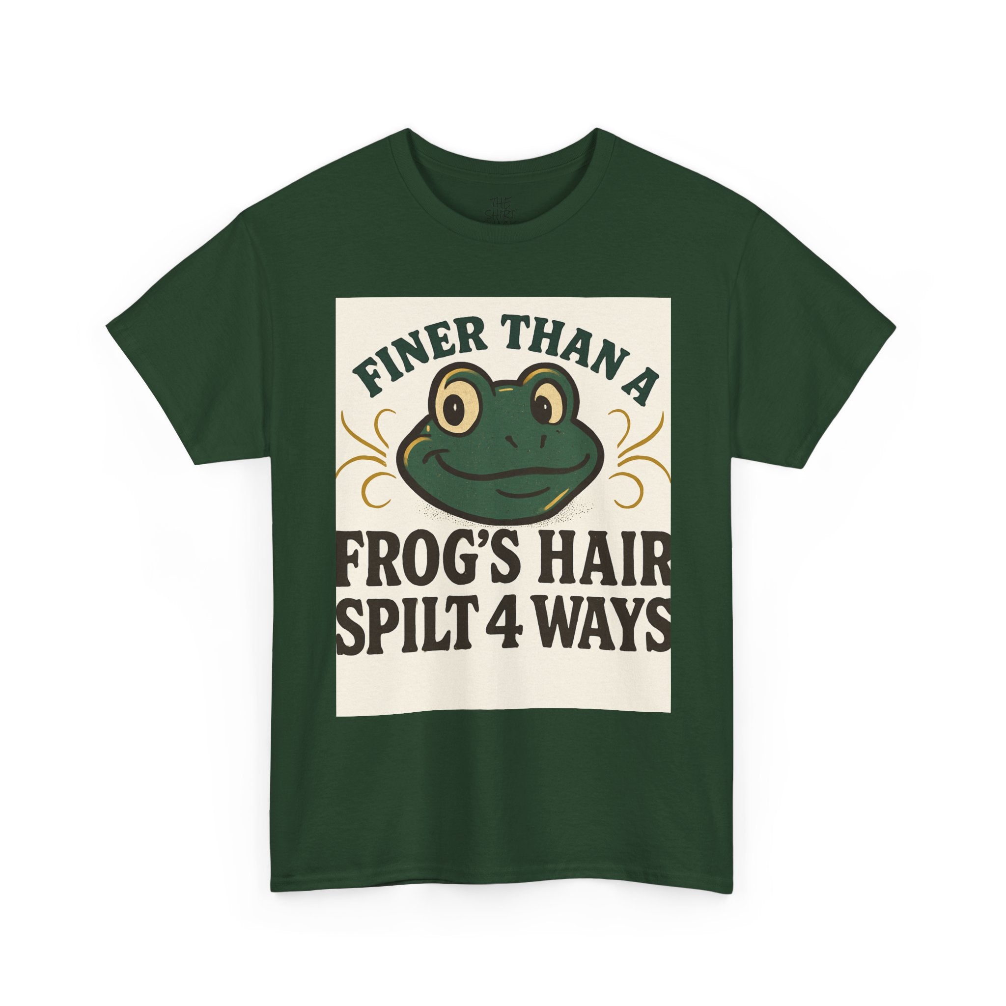 Frog's Hair Humor Tee - Fun Unisex Heavy Cotton Tee, Quirky Gift, Casual Wear, Funny Shirt, Nature Lover Top - THE SHIRT SHACK