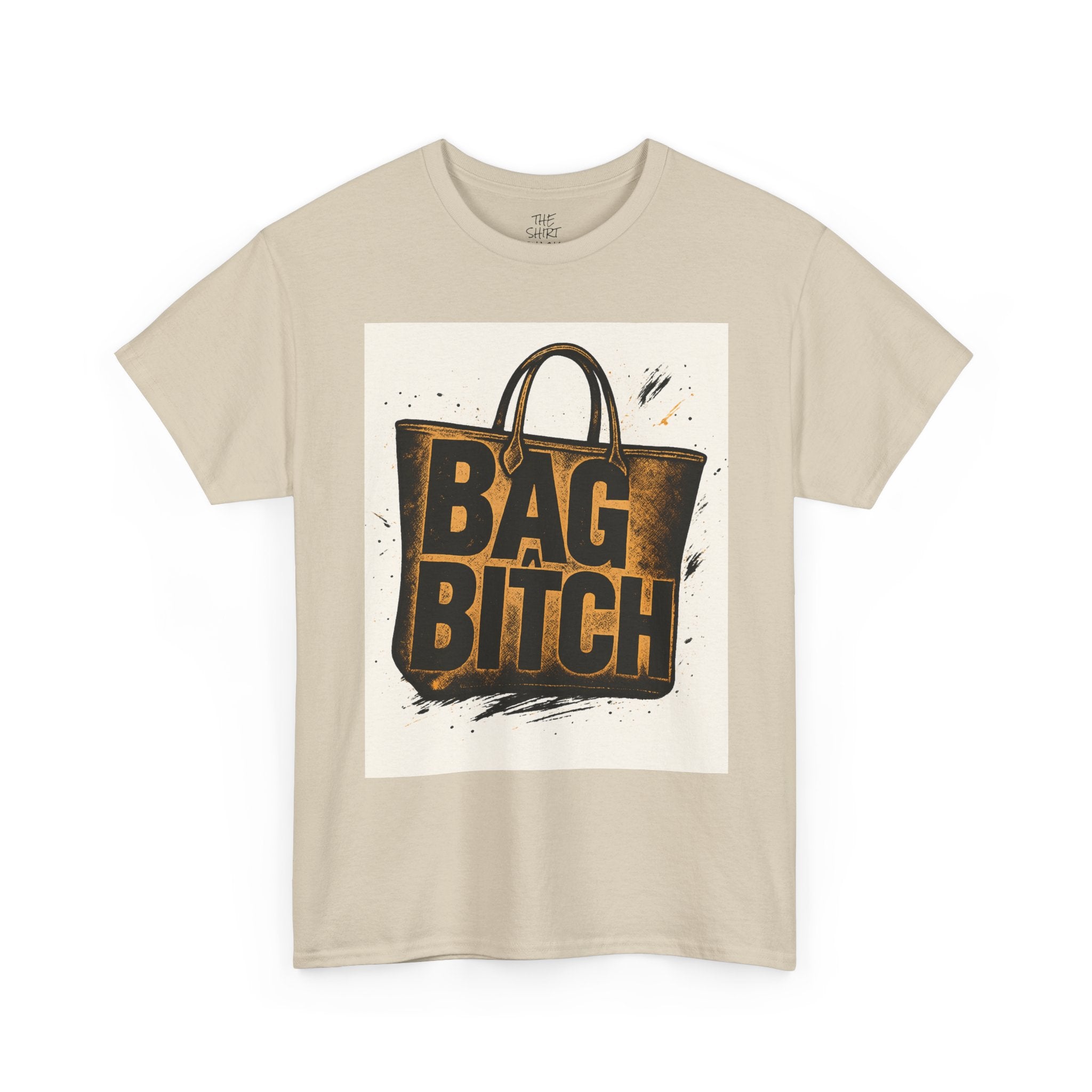 Bag Bitch Unisex Heavy Cotton Tee - Trendy Casual Shirt, Gift for Friends, Fashion Statement Tee, Everyday Wear, Street Style - THE SHIRT SHACK