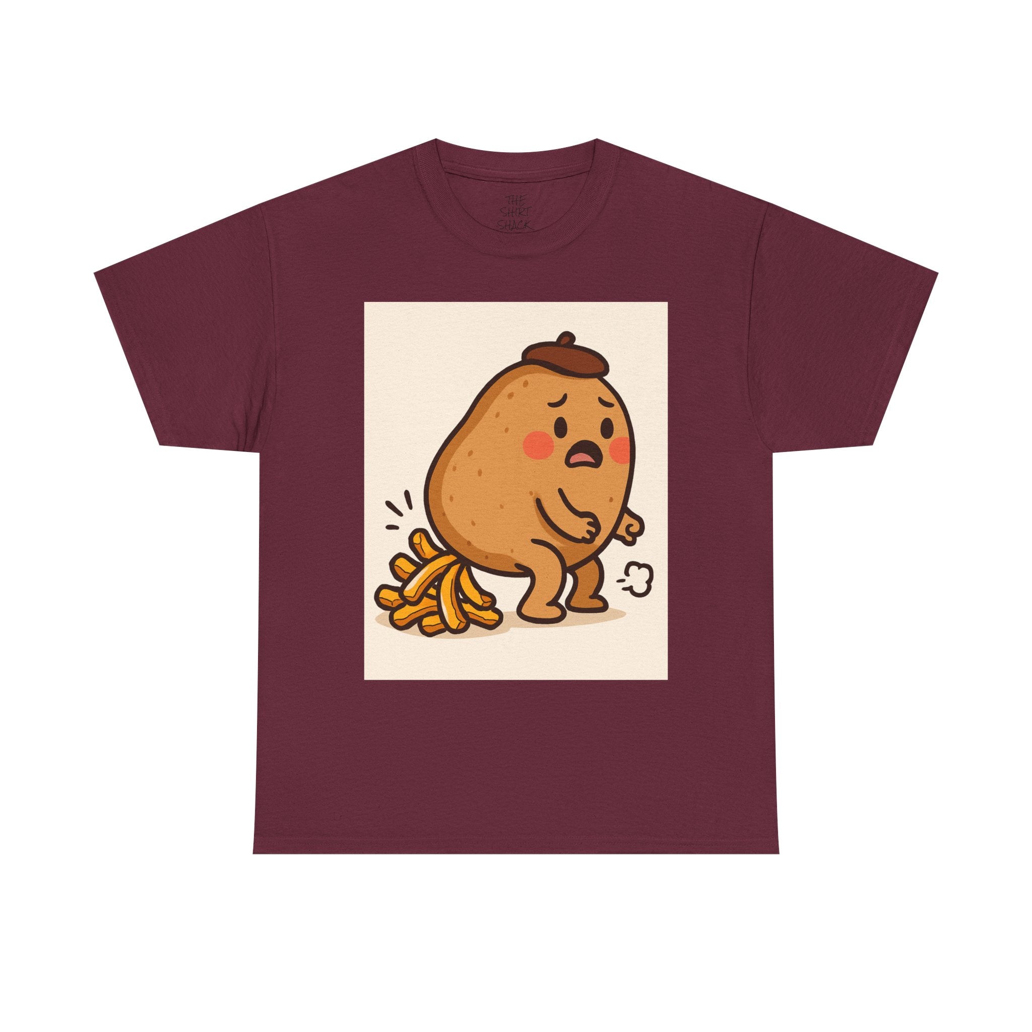 Funny Potato Humor Tee, Unisex Shirt, Quirky Gift, Comedy T-Shirt, Casual Wear, Fun Design