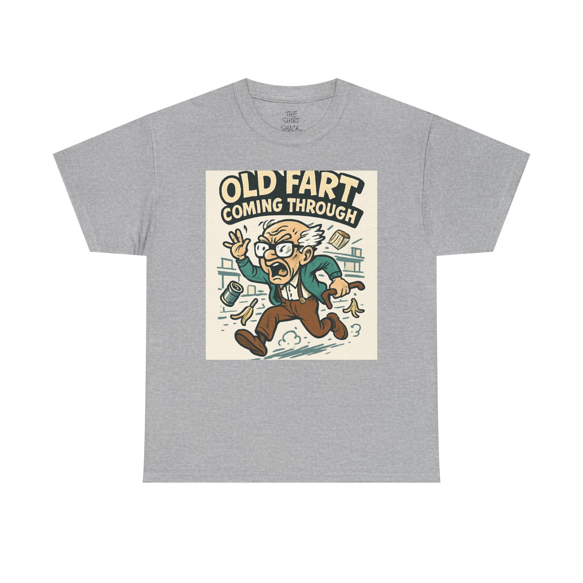 Funny Humor T-Shirt, Gift for Dad, Birthday Tee, Old Fart Graphic, Casual Everyday Wear, Perfect for Holidays - THE SHIRT SHACK