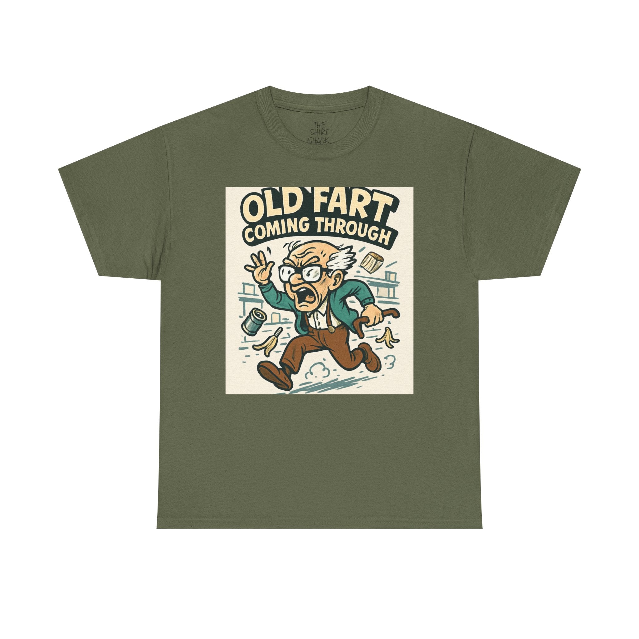 Funny Humor T-Shirt, Gift for Dad, Birthday Tee, Old Fart Graphic, Casual Everyday Wear, Perfect for Holidays - THE SHIRT SHACK